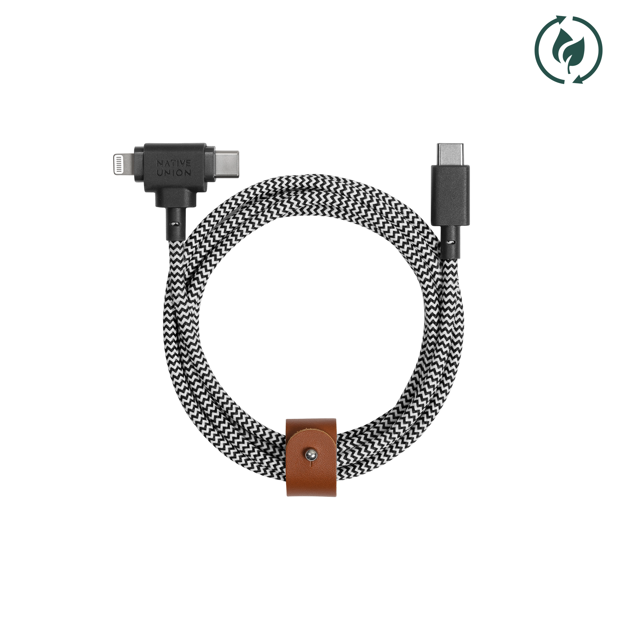 Belt Cable Duo (USB-C to USB-C & Lightning)