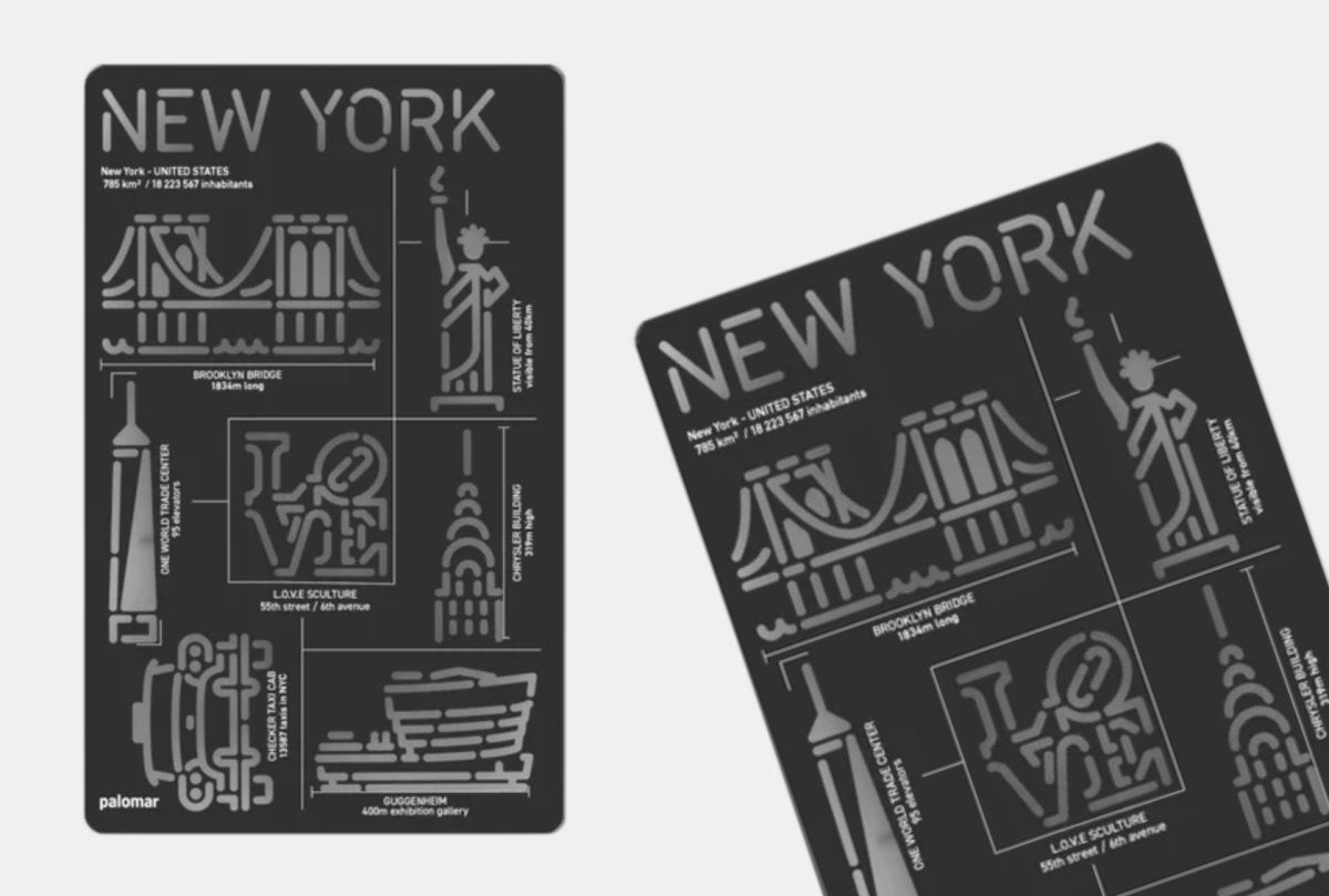 CityGrapher Iconic drawing stencil - Ante ShopPalomarArts & CraftsPAL - CG - NY/W