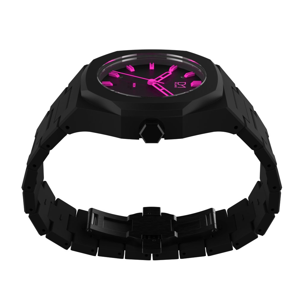 D1 Neon 36mm Black Pink - Ante ShopD1 MilanoWatches00011635D1 - WA - NE01L - PNK