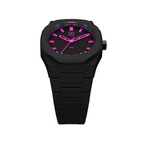 D1 Neon 36mm Black Pink - Ante ShopD1 MilanoWatches00011635D1 - WA - NE01L - PNK