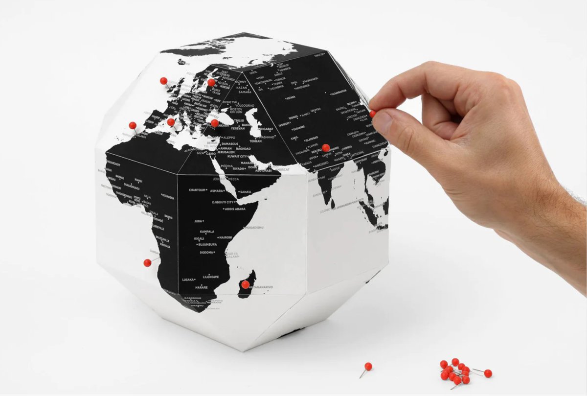 DearWorld The pinnable globe - Ante ShopPalomarArts & CraftsPAL - HEC - S