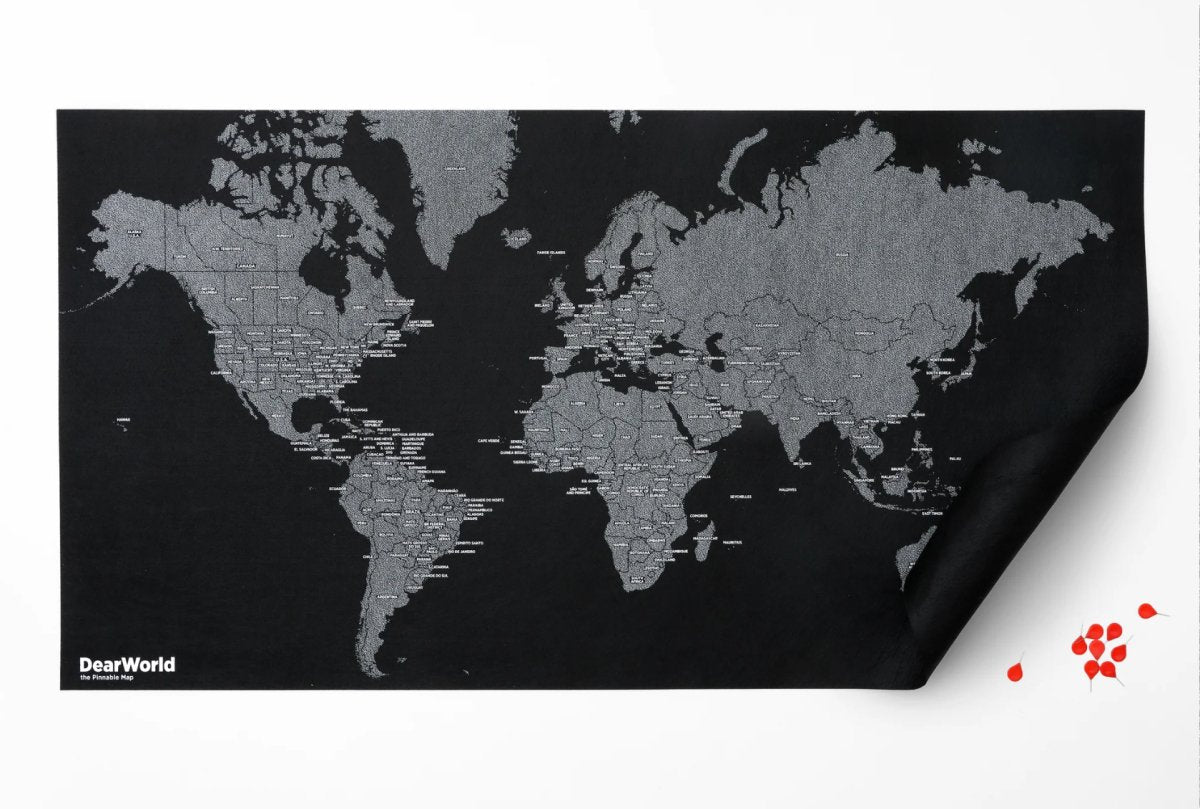 DearWorld The pinnable map (With city names) - Ante ShopPalomarwall decor8051122021314PAL - DWM