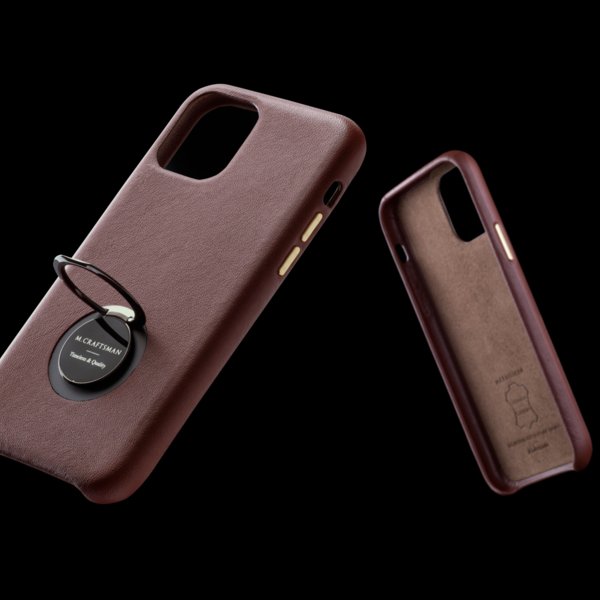 M.Craftsman WeaRing Leather Case for iPhone 11 Cases - Ante ShopM.CraftsmanCases4897080292168WR11M - LTH - BLK