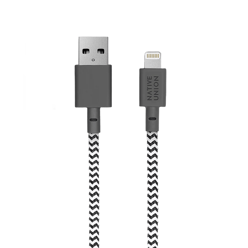 Native Union Belt Cable (USB - A to Lightning) - Ante ShopNative UnionCables846654015997BELT - L - ZEB - 2 - NP