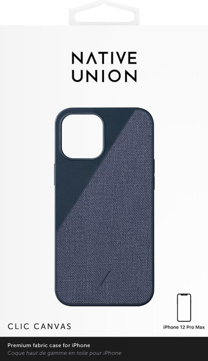 Native Union Clic Canvas - iPhone 12 Pro Max - Ante Shopnative unionCasesCCAV - IND - NP20L