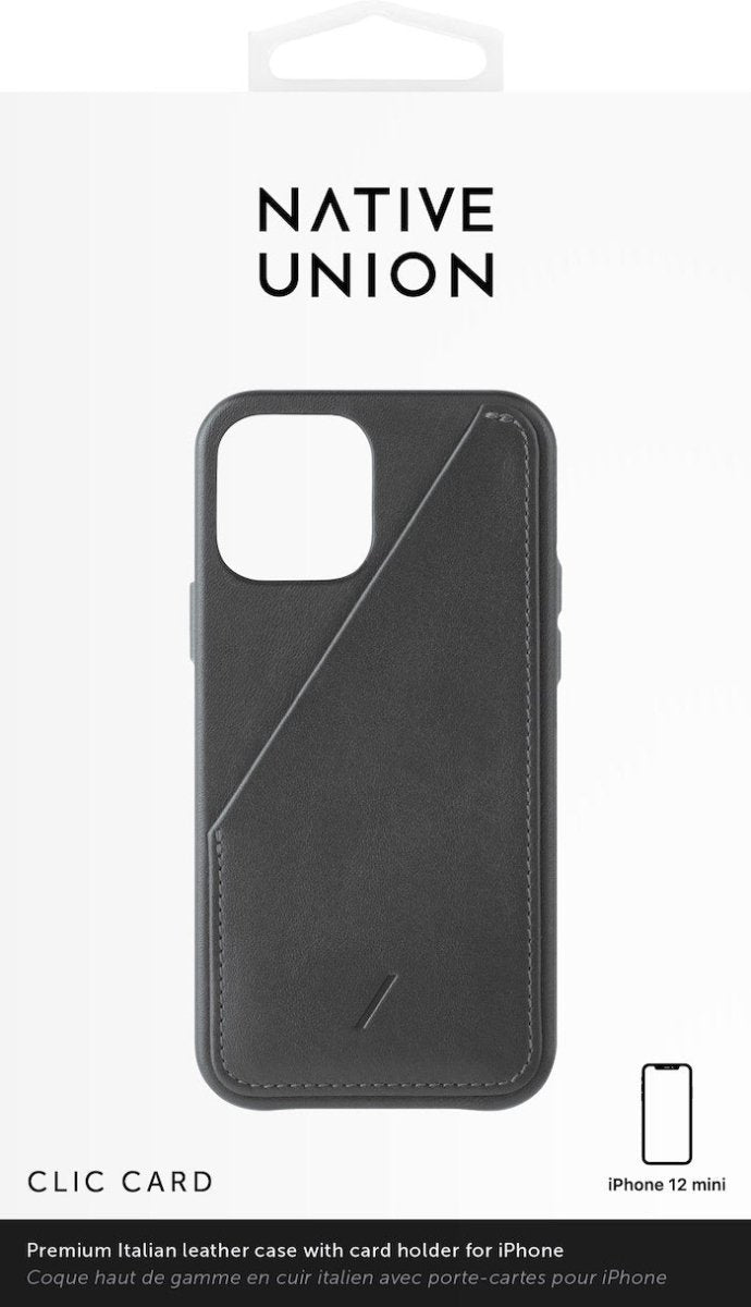 Native Union Clic Card - iPhone 12 Mini - Ante Shopnative unionCasesCCARD - BLK - NP20S