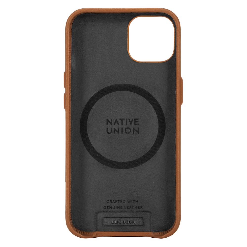 Native Union Clic Classic Leather Case for iPhone 13 Pro - MagSafe Compatible - Ante Shopnative unionCasesCCLAS - BLK - NP21MP