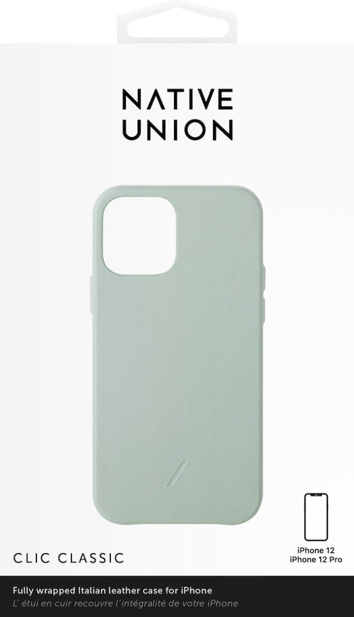 Native Union Clic Classic Leather - iPhone 12/12 Pro - Ante Shopnative unionCasesCCLAS - GRN - NP20M