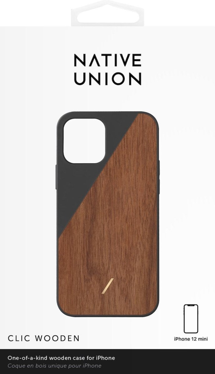 Native Union Clic Wooden - iPhone 12 Mini - Ante Shopnative unionCasesCWOOD - BLK - NP20S