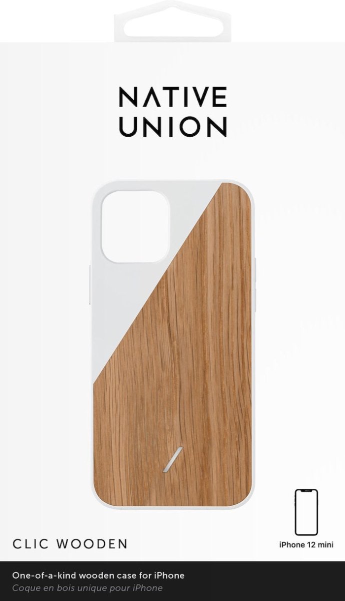 Native Union Clic Wooden - iPhone 12 Mini - Ante Shopnative unionCasesCWOOD - WHT - NP20S