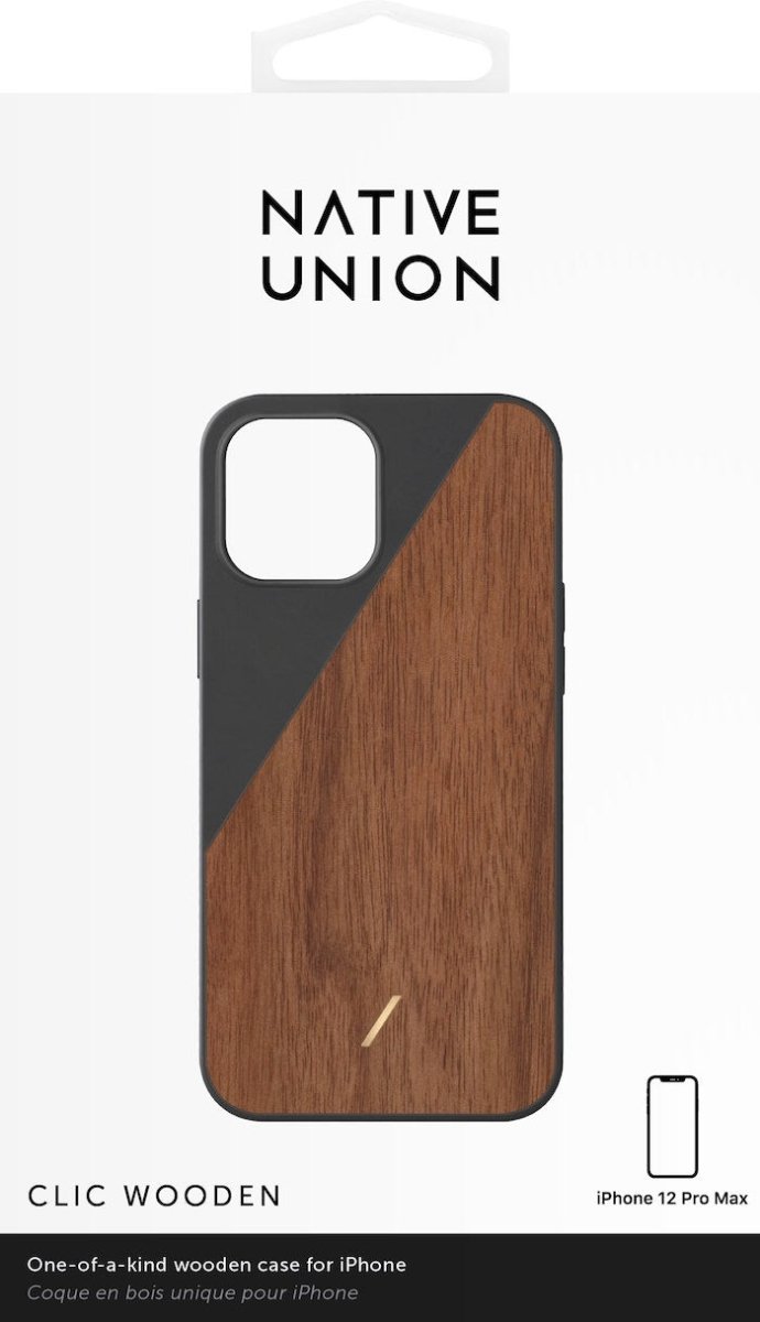 Native Union Clic Wooden - iPhone 12 Pro Max - Ante Shopnative unionCasesCWOOD - BLK - NP20L