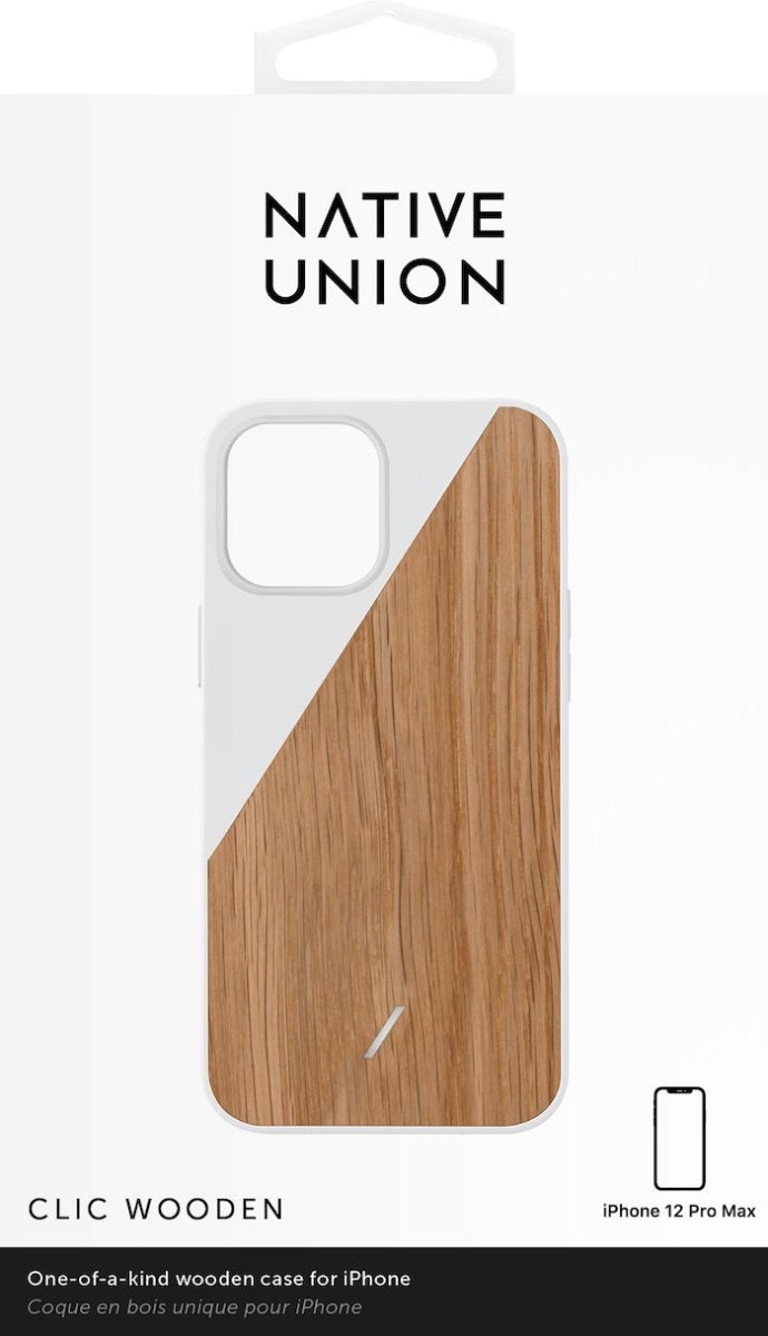 Native Union Clic Wooden - iPhone 12 Pro Max - Ante Shopnative unionCasesCWOOD - WHT - NP20L