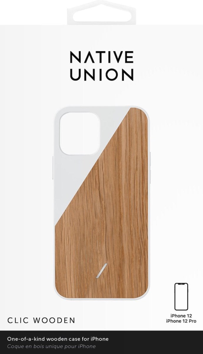 Native Union Clic Wooden - iPhone 12/12 Pro - Ante Shopnative unionCasesCWOOD - WHT - NP20M