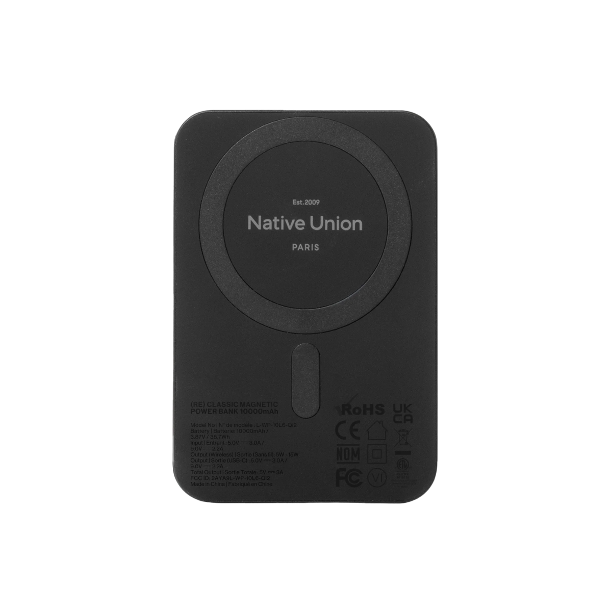 Native Union (Re)Classic Power Bank 10000mAh | Magnetic - Ante ShopNATIVE UNIONPowerbank846654084481PB - 10KMS - BLK