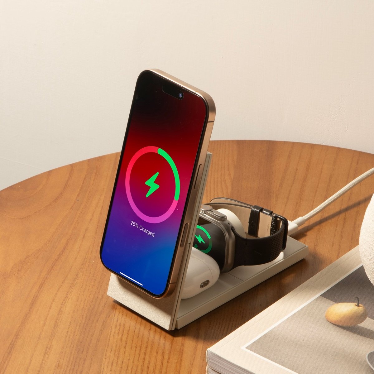 Native Union Rise 3 - in - 1 Magnetic Wireless Charger - Ante ShopNATIVE UNIONWireless ChargerRS - 3IN1 - BLK