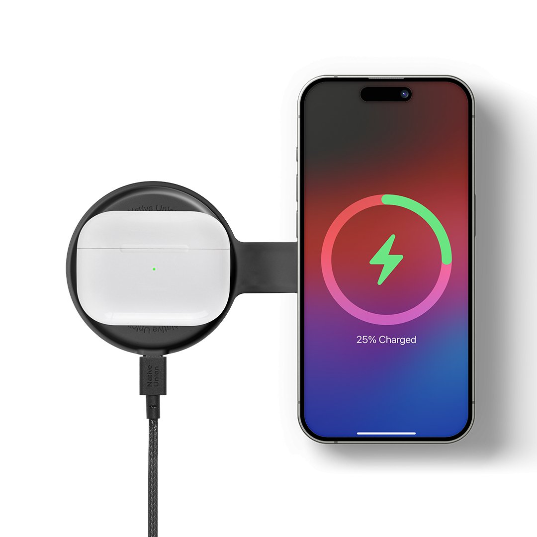 Native Union Voyage 2 - in - 1 Magnetic Wireless Charger - Ante ShopNATIVE UNIONwireless chargerVOY - 2IN1 - WL - BLK