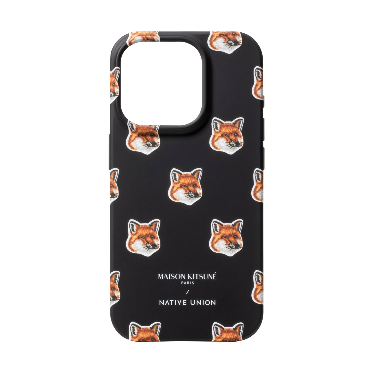 Native Union x Maison Kitsune All Over Fox Head Case for iPhone 15 Pro - Ante ShopNATIVE UNIONTech - cessories846654073805CAOFBLKNP23P