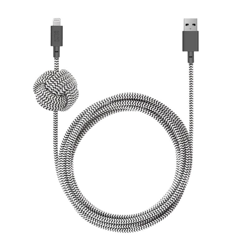 Night Cable (USB - A to Lightning) - Ante ShopNative UnionCablesNCABLE - L - ZEB - NP