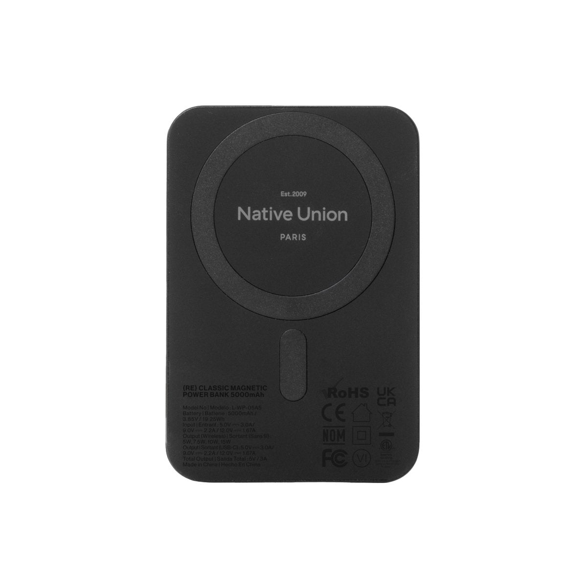 (Re)Classic Magnetic Power Bank - Ante ShopNATIVE UNIONPowerbankPB - 5KMS - BLK