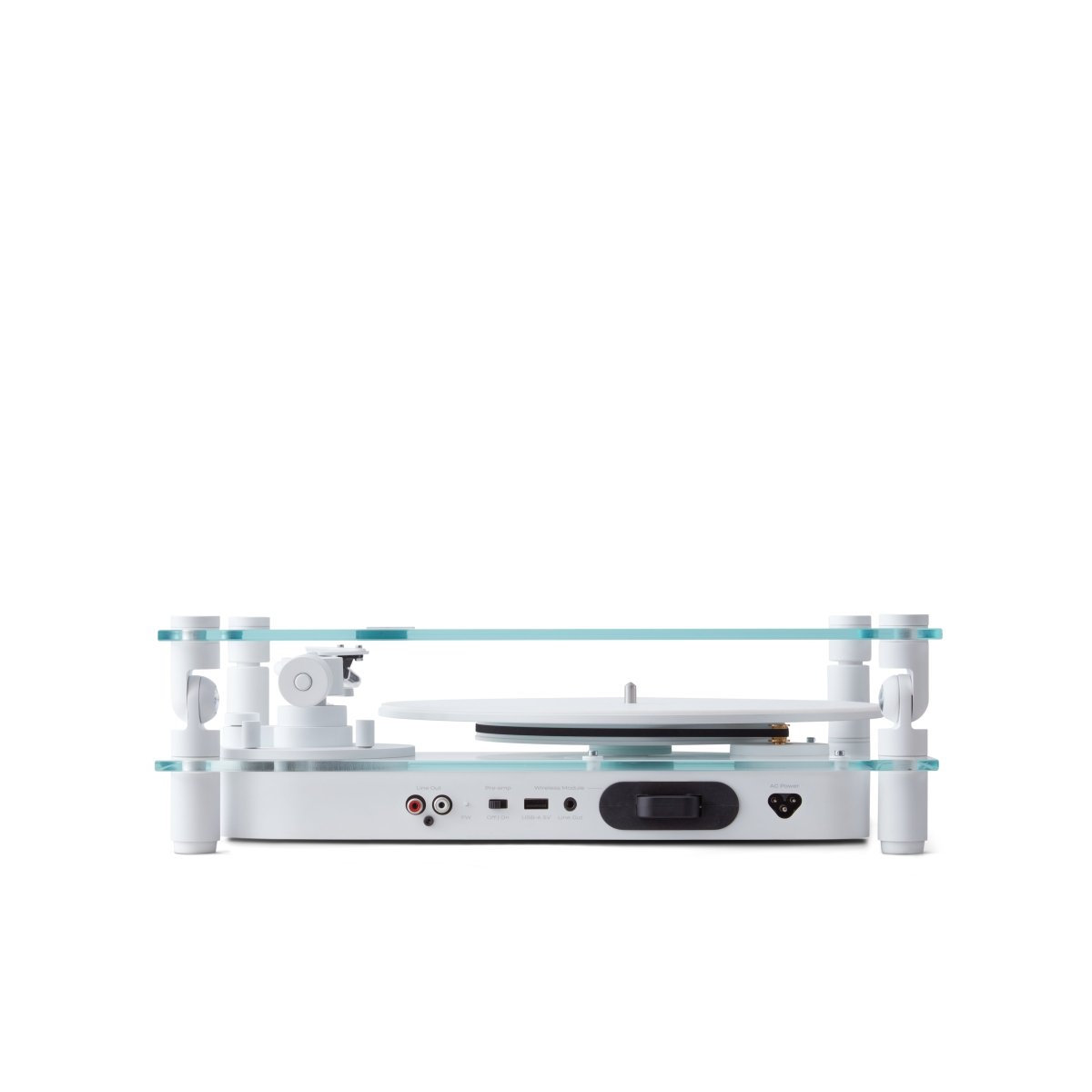 Transparent Turntable (White) - Ante ShopTransparentSpeakers7350077880238TT - W