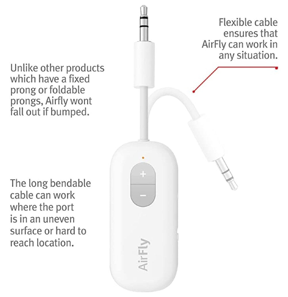 Twelve South AirFly Pro / Airfly SE / AirFly Deluxe | Wireless Bluetooth Transmitter/Receiver - Ante ShopTwelve SouthBluetooth Transmitters811370024905TS - 2259WHT