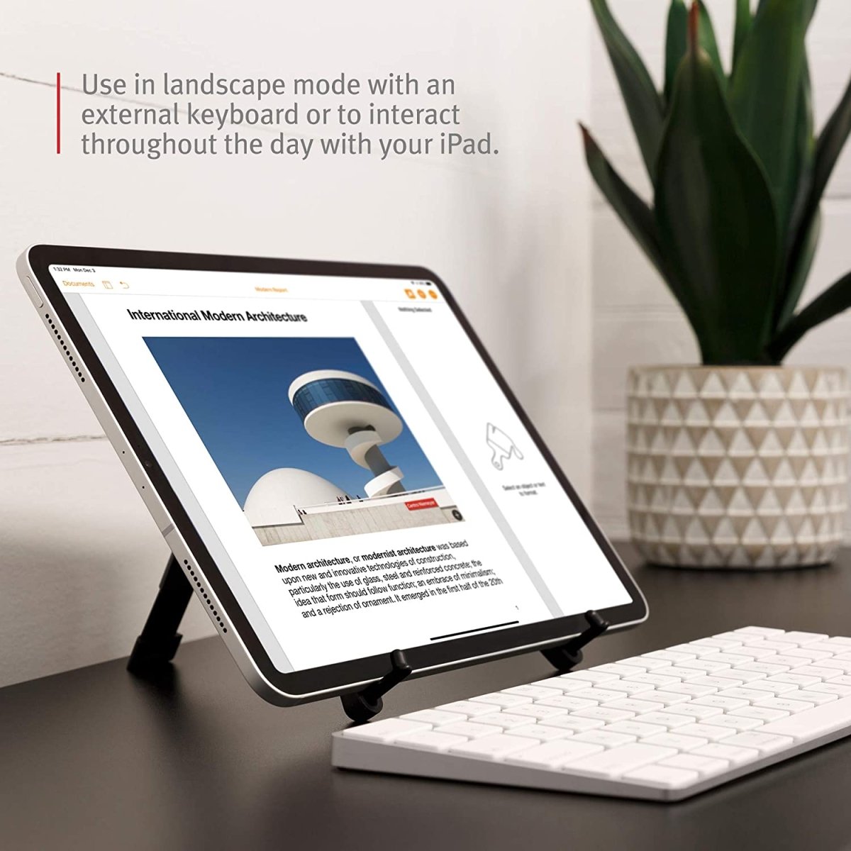 Twelve South Compass Pro for iPad | Portable display stand with 3 viewing/typing angles for iPad - Ante ShopTwelve SouthTablet Computer Docks & Stands81137002211612 - 1805