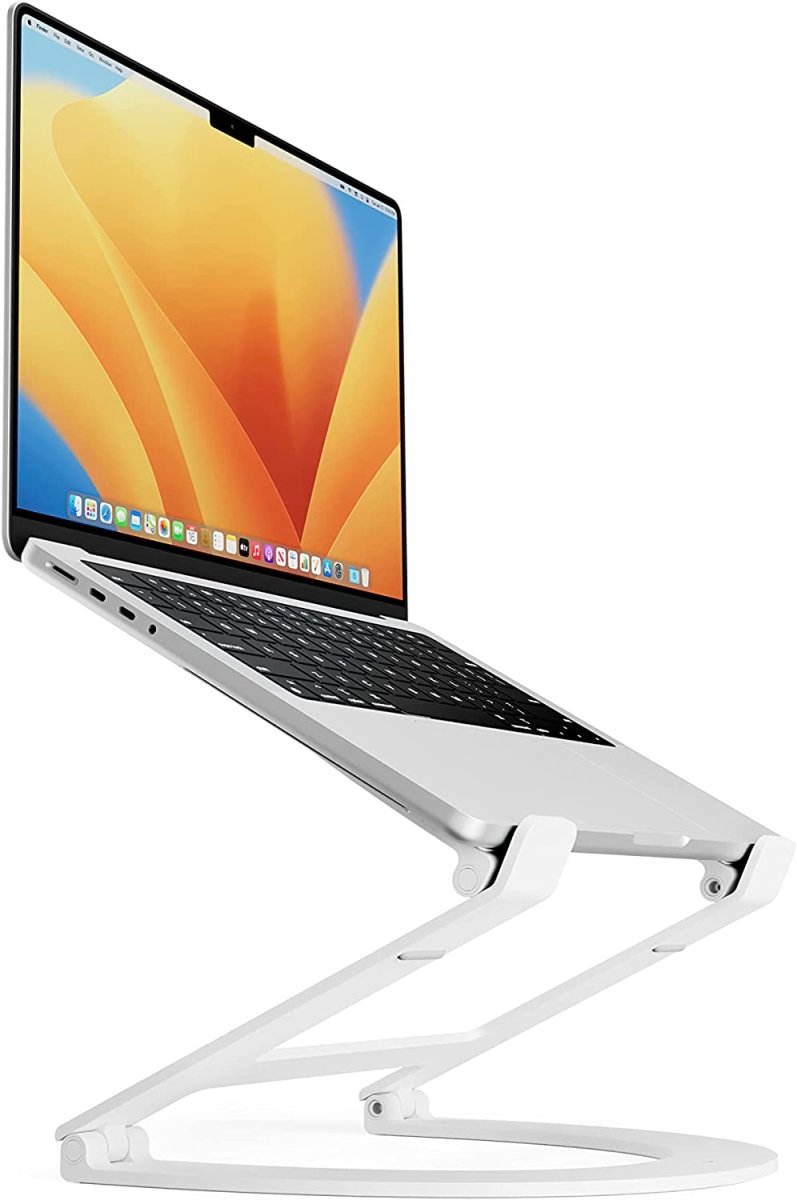 Twelve South Curve Flex | Ergonomic Height & Angle Adjustable Aluminum Laptop/MacBook Stand/Riser, fits 10" - 17", Folds Flat for Portability - Ante ShopTwelve SouthComputer Risers & Stands811370024332TS - 2202WH