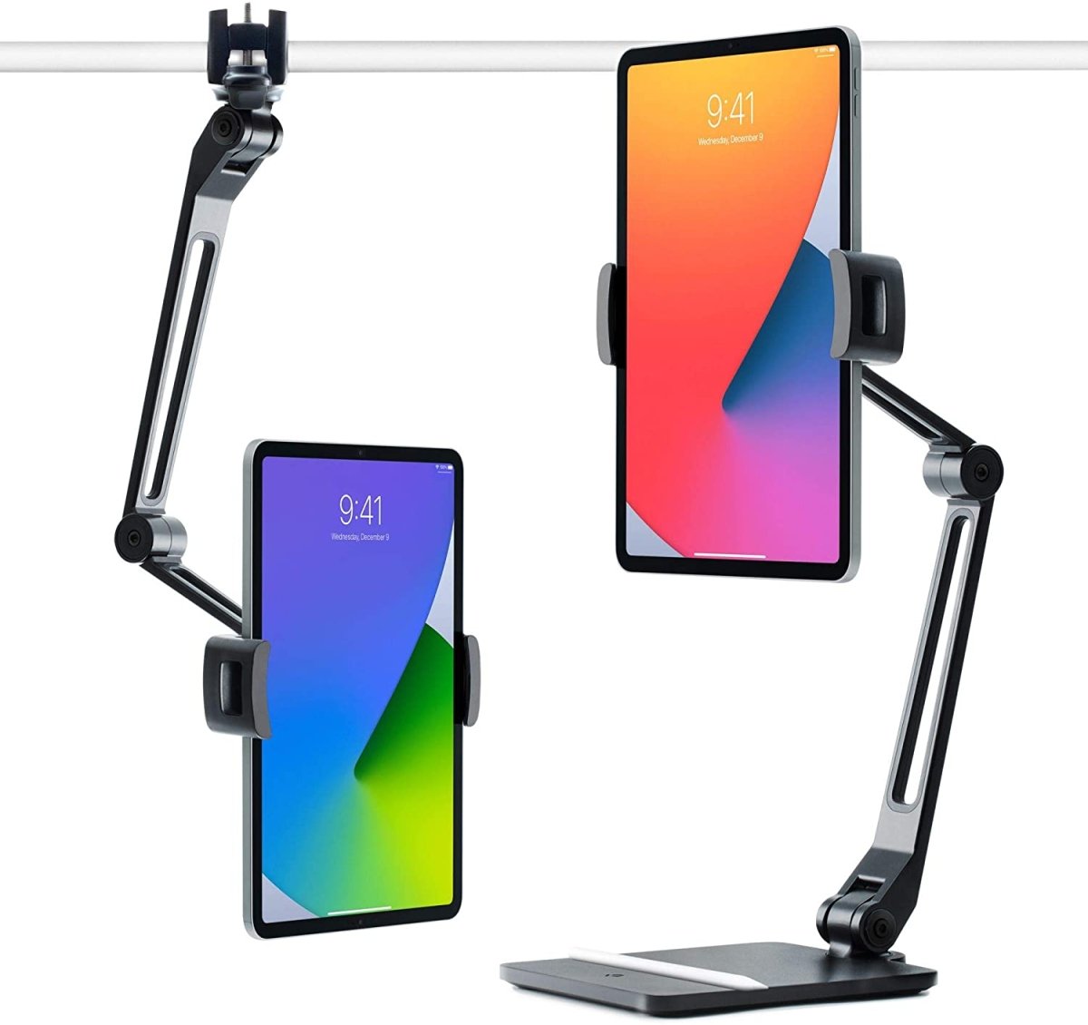 Twelve South HoverBar Duo (2nd Gen) for iPad / iPad Pro/Tablets | Adjustable Arm with Weighted Base and Surface Clamp Attachments for Mounting iPad - Ante ShopTwelve SouthTablet Computer Docks & Stands81137002409712 - 2143