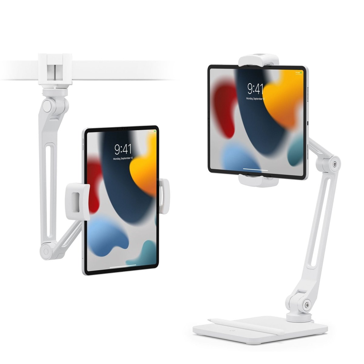 Twelve South HoverBar Duo (2nd Gen) for iPad / iPad Pro/Tablets | Adjustable Arm with Weighted Base and Surface Clamp Attachments for Mounting iPad - Ante ShopTwelve SouthTablet Computer Docks & Stands81137002409712 - 2143