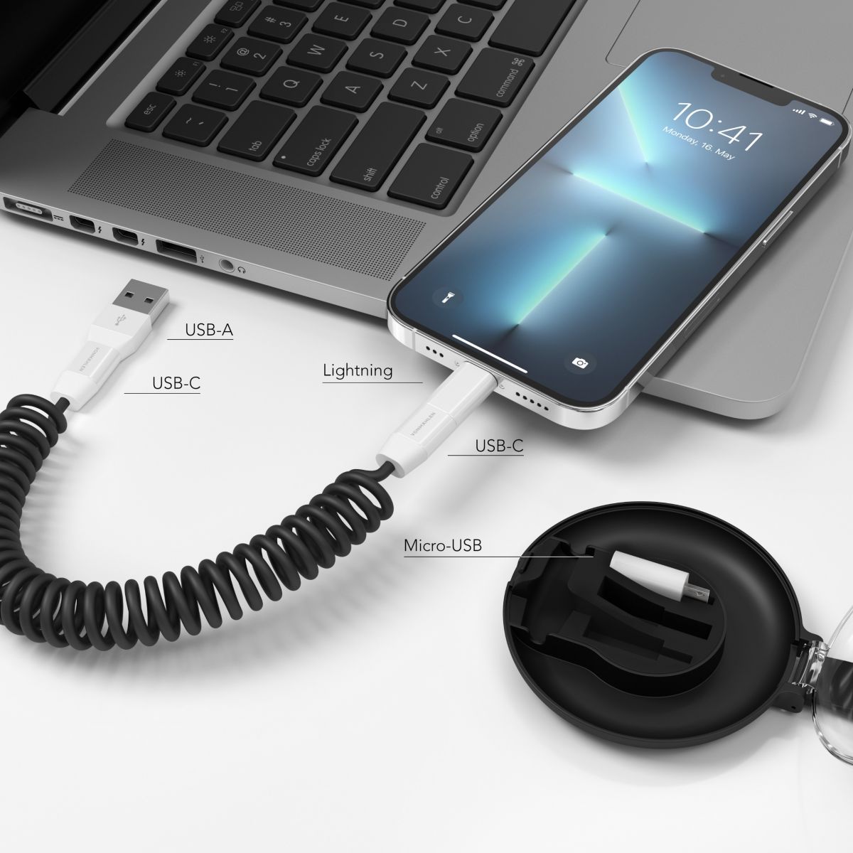 Vonmahlen allroundo® c - The All - in - One Charging Cable - Ante ShopVONMAHLENCables4251483602205ALC00002