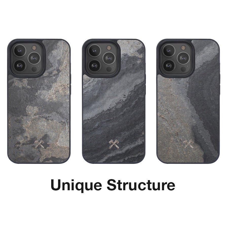 Woodcessories Camo Grey Stone Bumper Case Magsafe - iPhone 13 Pro /13 Pro Max - Ante ShopWoodcessoriesCases4260382639274sto077