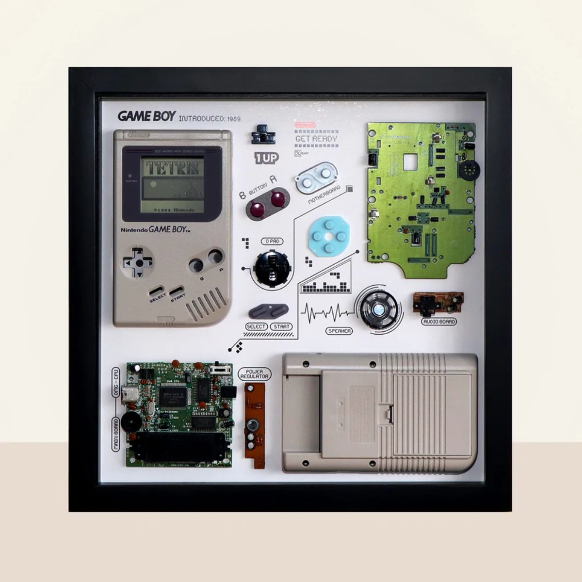 XreArt Deconstructed Xreart Nintendo Game Boy (1989) Framed Artwork - Ante ShopXREARTArts & Crafts0749666234304XRE - HKGBOH1