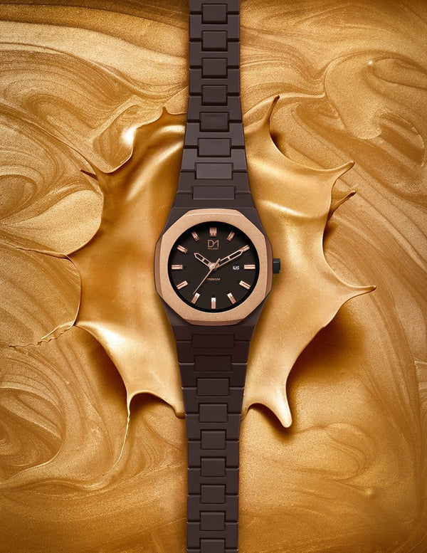 D1 Premium 36mm Chocolate Rose Gold - Ante Shop